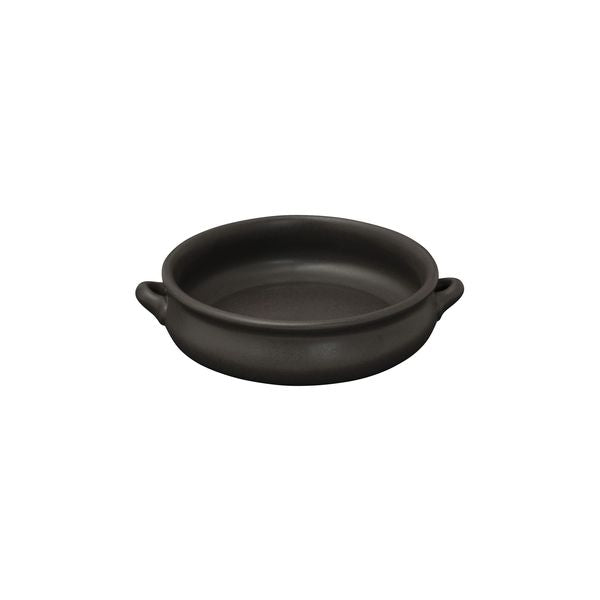 Spanish Dish - 700ml, Zuma Charcoal from Zuma. With handles, made out of Ceramic and sold in boxes of 6. Hospitality quality at wholesale price with The Flying Fork! 