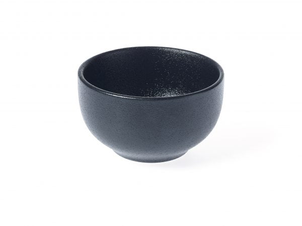 Round Bowl - 125x70mm, Black from tablekraft. made out of Porcelain and sold in boxes of 4. Hospitality quality at wholesale price with The Flying Fork! 
