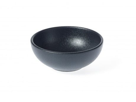 Cereal Bowl - 160x55mm, Black from tablekraft. made out of Porcelain and sold in boxes of 4. Hospitality quality at wholesale price with The Flying Fork! 