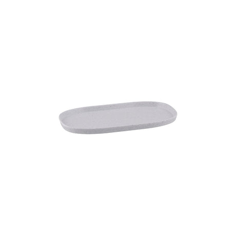 Stone 1/3 Size Rectangular Dish - 325x175mm, 20mm, White
