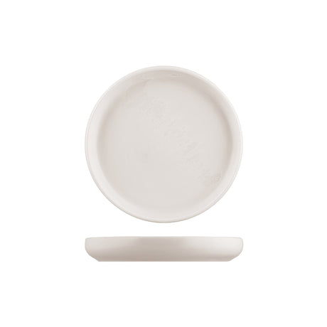 Stackable plate - 182mm, Snow, Moda Porcelain from Moda Porcelain. made out of Porcelain and sold in boxes of 6. Hospitality quality at wholesale price with The Flying Fork! 