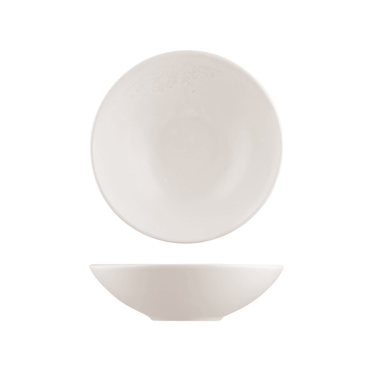 Round Bowl - 230mm, Snow, Moda Porcelain from Moda Porcelain. made out of Porcelain and sold in boxes of 3. Hospitality quality at wholesale price with The Flying Fork! 