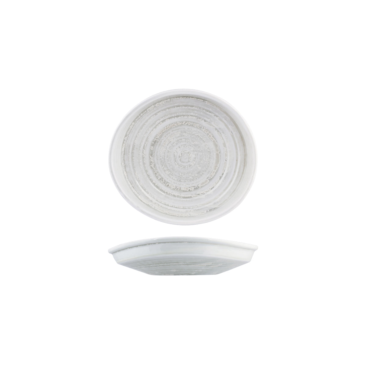 Organic Bowl-Plate - 205x185mm, Willow, Moda Porcelain from Moda Porcelain. made out of Porcelain and sold in boxes of 6. Hospitality quality at wholesale price with The Flying Fork! 