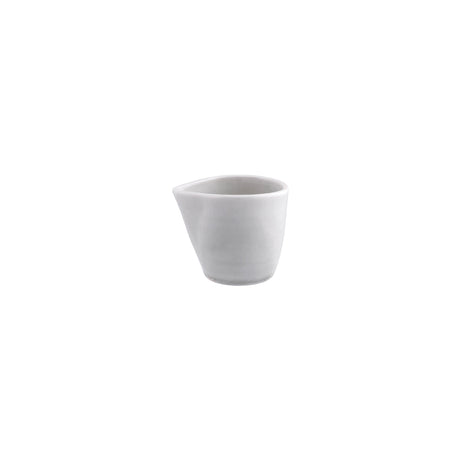 Creamer - 90ml, Willow from Moda Porcelain. made out of Porcelain and sold in boxes of 6. Hospitality quality at wholesale price with The Flying Fork! 