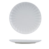 Round Plate - 260Mm, Scallop Snow: Pack of 4