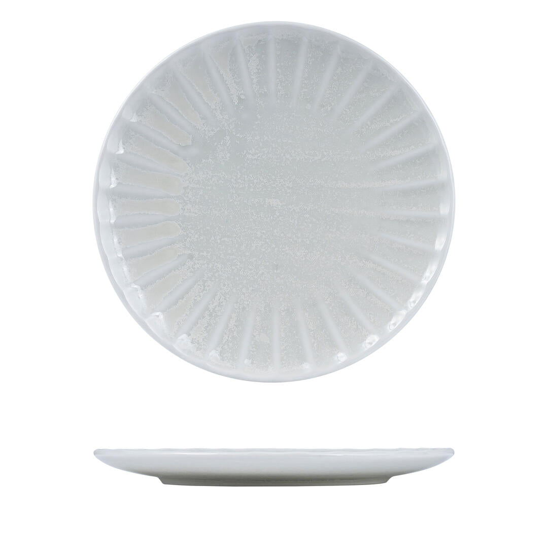 Round Plate - 260Mm, Scallop Willow: Pack of 4