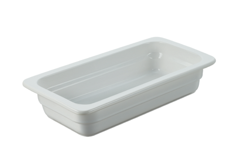 Rectangular Porcelain Insert - GN 1-3 from Chef Inox. made out of Porcelain and sold in boxes of 1. Hospitality quality at wholesale price with The Flying Fork! 