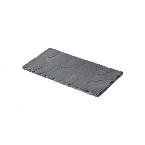 Basalt Tray - 200x100mm from Revol. made out of Porcelain and sold in boxes of 6. Hospitality quality at wholesale price with The Flying Fork! 