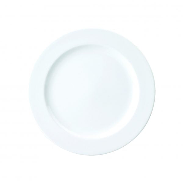 Rim Shape Round Plate (0923) - 180mm, Chelsea from Royal Porcelain. made out of Porcelain and sold in boxes of 48. Hospitality quality at wholesale price with The Flying Fork! 