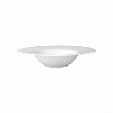 Wide Flat Rim Pasta Plate (0909) - 280x65mm, Chelsea from Royal Porcelain. Sold in boxes of 6. Hospitality quality at wholesale price with The Flying Fork! 