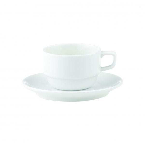 Saucer For 94040 & 94041 - 120mm, Chelsea from Royal Porcelain. made out of Porcelain and sold in boxes of 12. Hospitality quality at wholesale price with The Flying Fork! 
