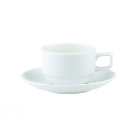 Stackable Coffee Cup - 0.20Lt, 85x85x56mm, Chelsea from Royal Porcelain. made out of Porcelain and sold in boxes of 48. Hospitality quality at wholesale price with The Flying Fork! 
