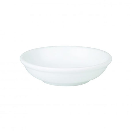 Sauce Dish - 100mm, Chelsea from Royal Porcelain. made out of Porcelain and sold in boxes of 48. Hospitality quality at wholesale price with The Flying Fork! 