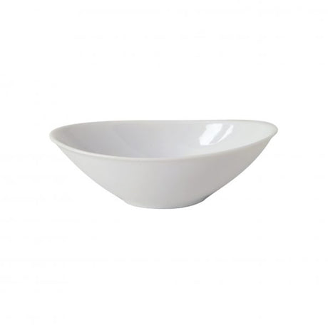 Oval Sauce Dish - 95mm, Chelsea from Royal Porcelain. made out of Porcelain and sold in boxes of 72. Hospitality quality at wholesale price with The Flying Fork! 