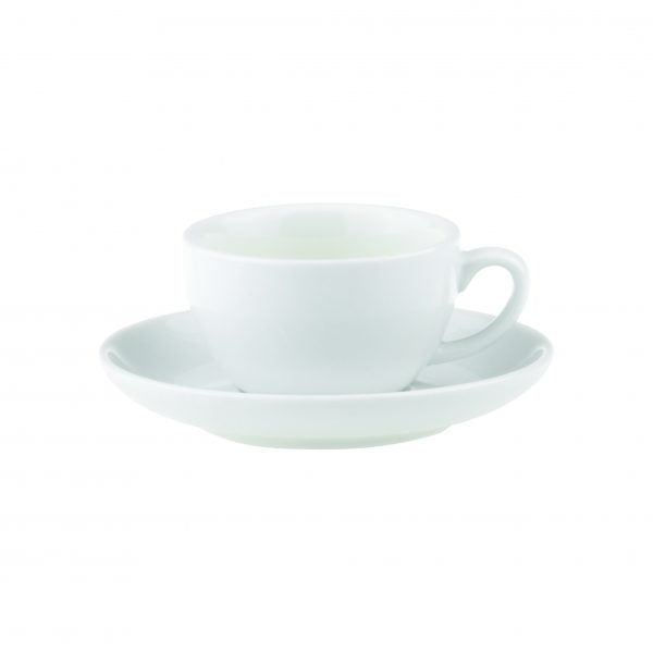 Saucer For 94160 - 125mm, Chelsea from Royal Porcelain. made out of Porcelain and sold in boxes of 12. Hospitality quality at wholesale price with The Flying Fork! 