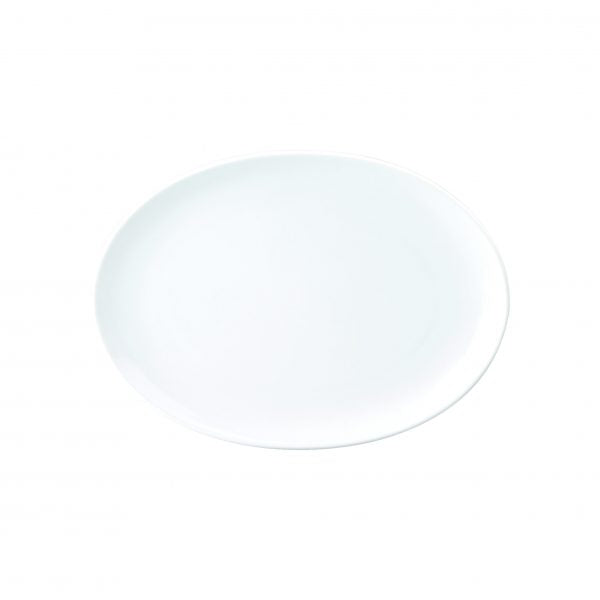 Coupe Oval Platter (4062) - 230mm, Chelsea from Royal Porcelain. made out of Porcelain and sold in boxes of 12. Hospitality quality at wholesale price with The Flying Fork! 