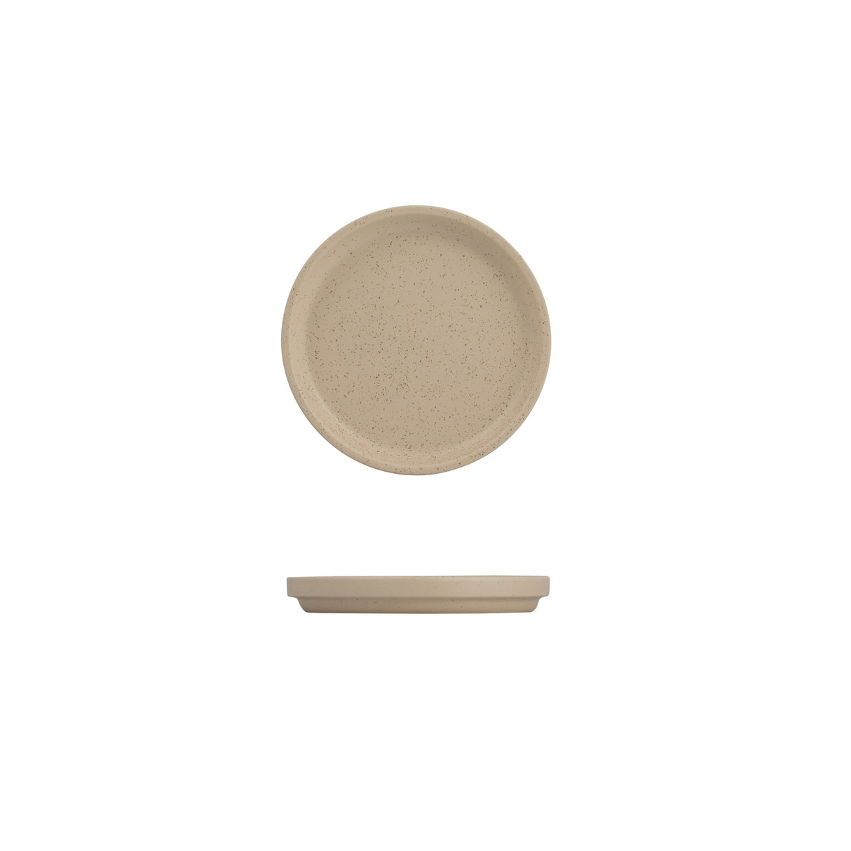 Stackable Round Plate - 160Mm, Clay from Luzerne. Stackable and sold in boxes of 6. Hospitality quality at wholesale price with The Flying Fork! 