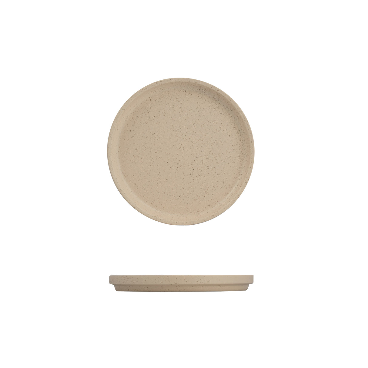 Stackable Round Plate - 200Mm, Clay: Pack of 6