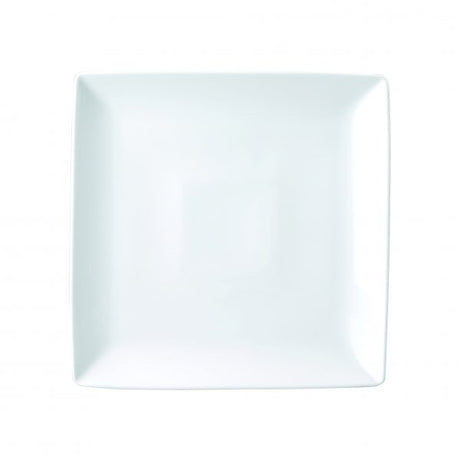Square Deep Plate (4108) - 240mm, Chelsea from Royal Porcelain. made out of Porcelain and sold in boxes of 12. Hospitality quality at wholesale price with The Flying Fork! 