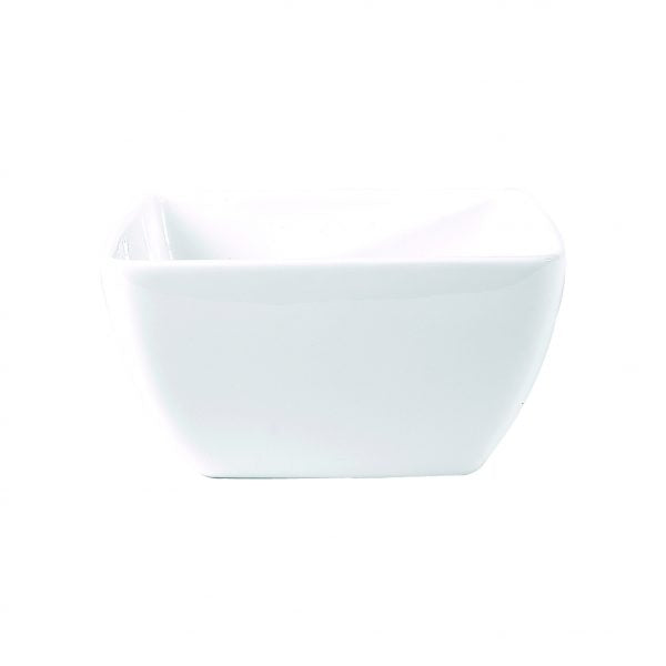 Square Salad Bowl (4122) - 125mm, Chelsea from Royal Porcelain. made out of Porcelain and sold in boxes of 24. Hospitality quality at wholesale price with The Flying Fork! 