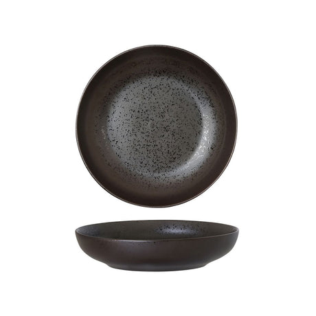 SHARE BOWL-210mm , MATT BLACK from Luzerne. Textured, made out of Ceramic and sold in boxes of 6. Hospitality quality at wholesale price with The Flying Fork! 