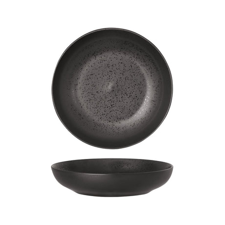 SHARE BOWL-230mm , MATT BLACK from Luzerne. Textured, made out of Ceramic and sold in boxes of 1. Hospitality quality at wholesale price with The Flying Fork! 