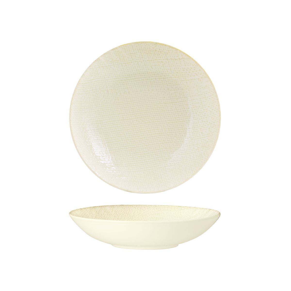 SHARE BOWL-200mm , REACTIVE WHITE from Luzerne. Textured, made out of Ceramic and sold in boxes of 1. Hospitality quality at wholesale price with The Flying Fork! 