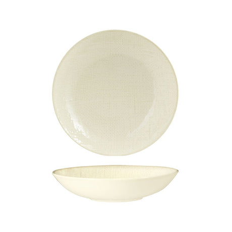 SHARE BOWL-230mm , REACTIVE WHITE from Luzerne. Textured, made out of Ceramic and sold in boxes of 1. Hospitality quality at wholesale price with The Flying Fork! 