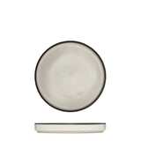 Round Stackable Plate - 160Mm, Dusted White from Luzerne. Textured, made out of Ceramic and sold in boxes of 6. Hospitality quality at wholesale price with The Flying Fork! 