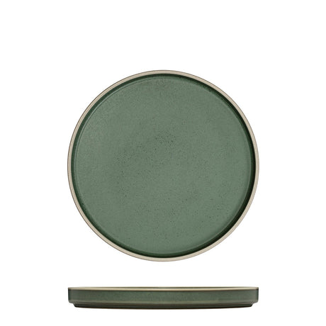 Round Stackable Plate - 200Mm, Smokey Basil from Luzerne. Matt Finish, made out of Ceramic and sold in boxes of 6. Hospitality quality at wholesale price with The Flying Fork! 