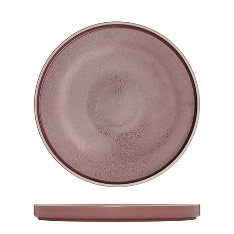 Round Stackable Plate - 235Mm, Smokey Plum from Luzerne. Matt Finish, made out of Ceramic and sold in boxes of 4. Hospitality quality at wholesale price with The Flying Fork! 