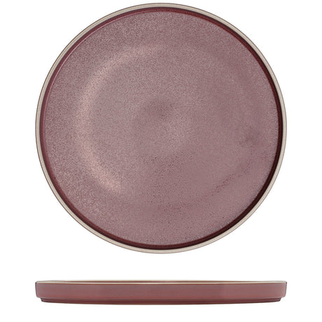Round Stackable Plate - 270Mm, Smokey Plum from Luzerne. Matt Finish, made out of Ceramic and sold in boxes of 3. Hospitality quality at wholesale price with The Flying Fork! 