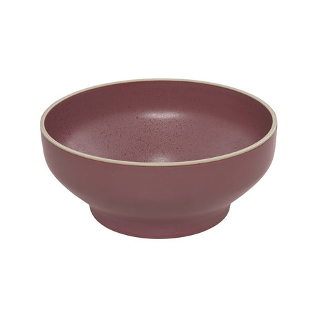Round Bowl - 212Mm, Smokey Plum from Luzerne. made out of Ceramic and sold in boxes of 3. Hospitality quality at wholesale price with The Flying Fork! 
