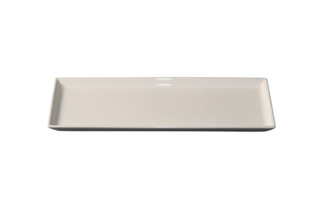 Rectangular Platter Flared Sides - 285x100x15mm, White Album from Royal Porcelain. made out of Porcelain and sold in boxes of 36. Hospitality quality at wholesale price with The Flying Fork! 