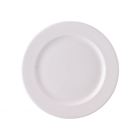Rim Shape Round Plate (B1005) - 160mm, Ascot from Royal Bone China. made out of Bone China and sold in boxes of 12. Hospitality quality at wholesale price with The Flying Fork! 
