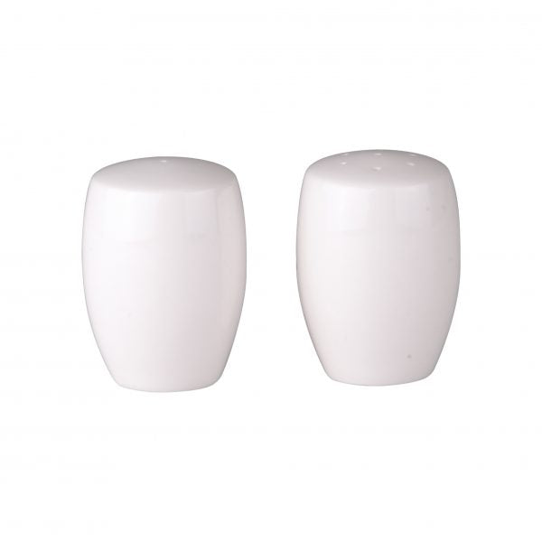 Salt Shaker (B1037) - 70x73mm, Ascot from Royal Bone China. made out of Bone China and sold in boxes of 1. Hospitality quality at wholesale price with The Flying Fork! 