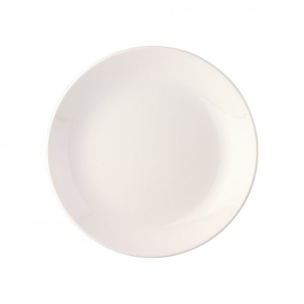 Coupe Round Plate (B0503) - 160mm, Ascot from Royal Bone China. made out of Bone China and sold in boxes of 12. Hospitality quality at wholesale price with The Flying Fork! 
