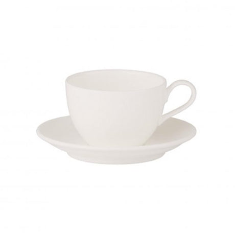 Saucer To Suit 95290 (B0583) - 125mm, Ascot from Royal Bone China. made out of Bone China and sold in boxes of 1. Hospitality quality at wholesale price with The Flying Fork! 
