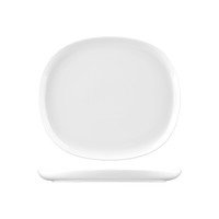 Oval Coupe Plate - 285x250mm, Ora White from Sango. made out of Ceramic and sold in boxes of 1. Hospitality quality at wholesale price with The Flying Fork! 