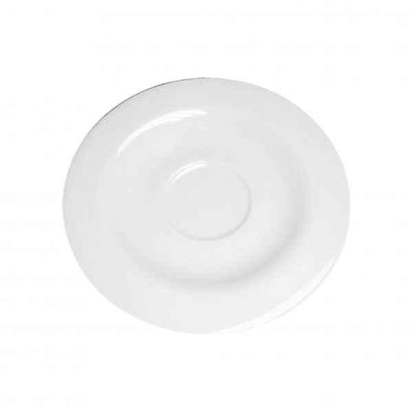 Saucer - To Suit 95590-92 Cups, 150mm, Ascot from Royal Bone China. made out of Bone China and sold in boxes of 12. Hospitality quality at wholesale price with The Flying Fork! 