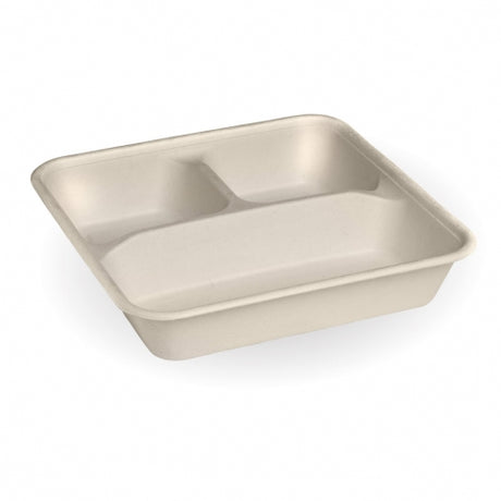 3 compartment large base - 232x232x46mm - 560/240/240ml - natural - Carton of 300 units