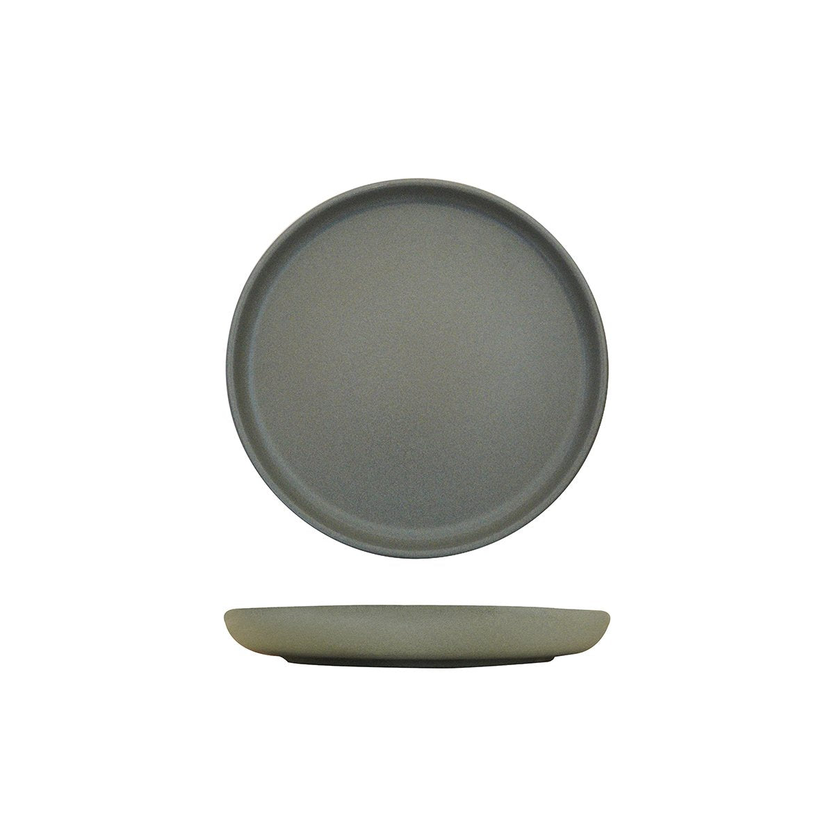 Round Plate - 220mm, Green, Eclipse