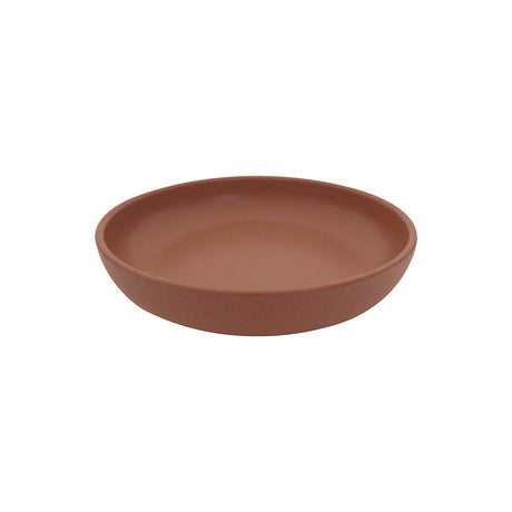 Round Bowl - 220mm, Brown, Eclipse from Eclipse. made out of Ceramic and sold in boxes of 6. Hospitality quality at wholesale price with The Flying Fork! 