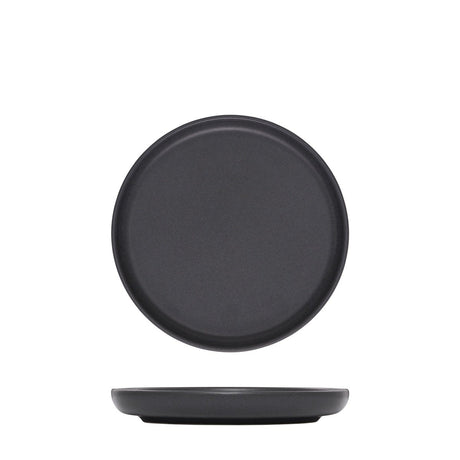 Round Plate - 175Mm, Black from Eclipse. Matt Finish, made out of Ceramic and sold in boxes of 6. Hospitality quality at wholesale price with The Flying Fork! 