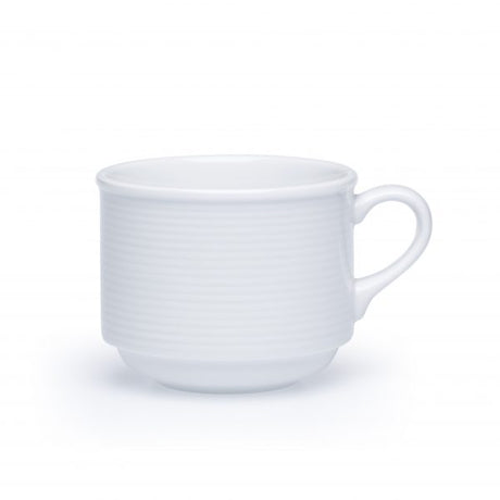 Stackable Cup (931-2015) - 230ml, Aura from Rene Ozorio. made out of Porcelain and sold in boxes of 24. Hospitality quality at wholesale price with The Flying Fork! 