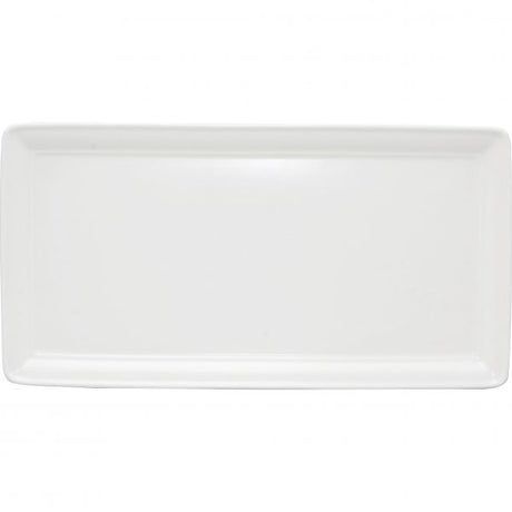 Rectangle Tray (434076) - 270x140mm, Aura, Matt White from Rene Ozorio. made out of Porcelain and sold in boxes of 6. Hospitality quality at wholesale price with The Flying Fork! 