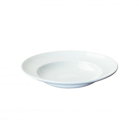 Wide Rim Deep Round Plate (0278) - 280mm, Nova from Patra by Nikko. made out of Porcelain and sold in boxes of 12. Hospitality quality at wholesale price with The Flying Fork! 