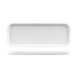 Rectangular Tray - 350x130x20mm, Servire, Bianco from Bevande. Matt Finish, made out of Porcelain and sold in boxes of 4. Hospitality quality at wholesale price with The Flying Fork! 