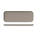 Rectangular Tray - 350x130x20mm, Servire, Stone from Bevande. Matt Finish, made out of Porcelain and sold in boxes of 4. Hospitality quality at wholesale price with The Flying Fork! 