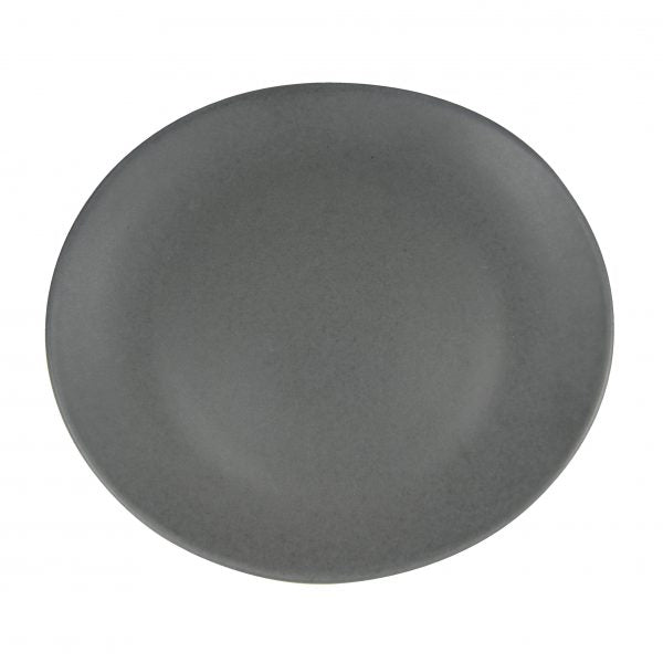Oval Plate - 250x220mm, Artistica, Slate from tablekraft. made out of Porcelain and sold in boxes of 4. Hospitality quality at wholesale price with The Flying Fork! 